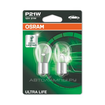 P21W 12V-21W (BA15s) (.  ) Ultra Life ( 2.) 7506ULT-02B
